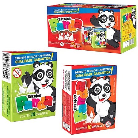 Estalos Panda 50×10 Unidades
