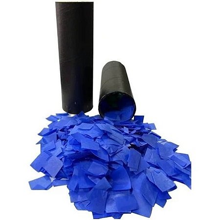 CANHÃO LANÇADOR 25CM PAPEL SEDA AZUL