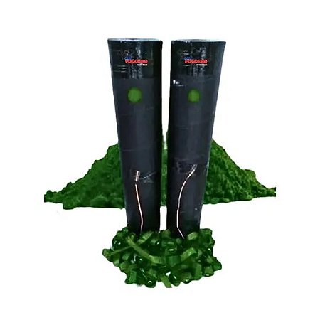 CANHÃO LANÇADOR PÓ 40CM VERDE