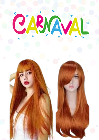 PERUCA LONGA RUIVA 100CM