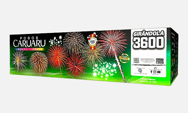 GIRANDULA 3600 BAIXO RUIDO CORES