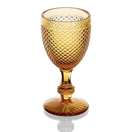 Jogo de 06 taças de vinho âmbar