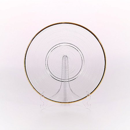 Prato Borda de Ouro - 28cm