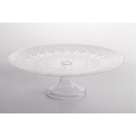 Prato de bolo com pé Dekor Doge incolor