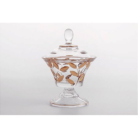 Bomboniére toda em Cristal Gold