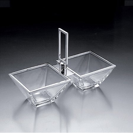 Petisqueira dupla Veneza inox