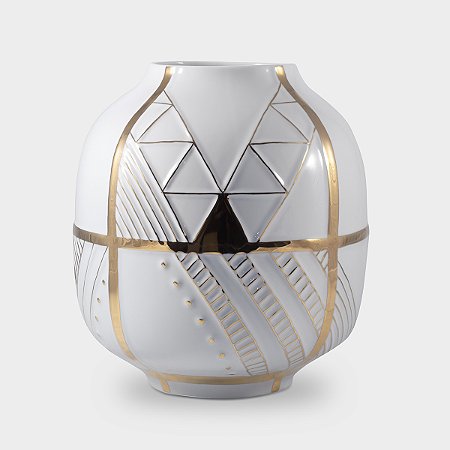 VASO AUSIRINI DETALHE EM OURO