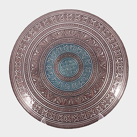 CENTRO DE MESA VAN COBRE COM FUME