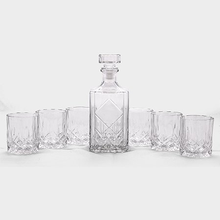 JOGO WHISCKY BORMILIOLI SELECTA 7 PEÇAS