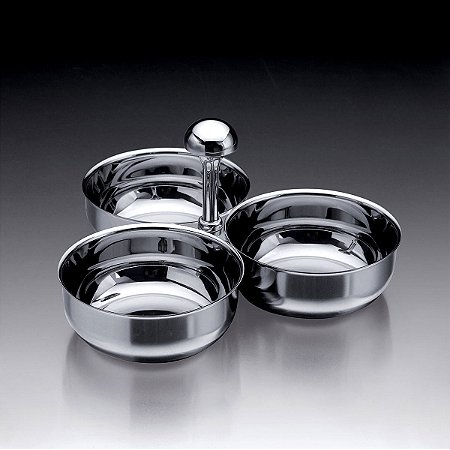 PETISQUEIRA TRIPLA ELEGANCE INOX10,5CM