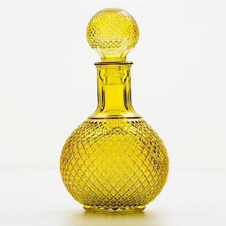 GARRAFA ORNAMENTAL BICO DE JACA AMARELA 1 LITRO