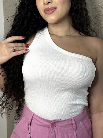 Blusa Ombro Só Branca