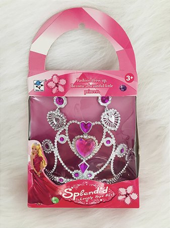 KIT BELEZA PRINCESA- COROA+ BRINCOS