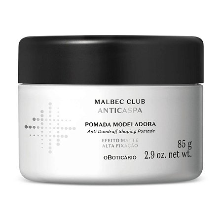 Pomada Modeladora Malbec Club Anticaspa 85g