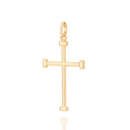 PINGENTE CRUZ BANHADO A OURO 18K - TAM.ÚNICO 5422080000