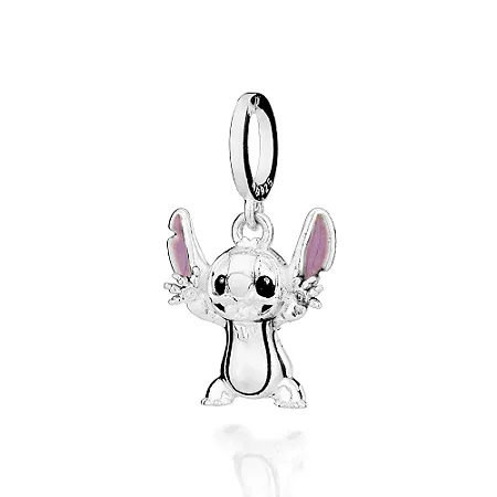 PINGENTE STITCH 3D DE PRATA MACIÇA 925 COM RESINA - TAM.ÚNICO 8402550014