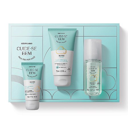 Mini Kit Presente Cuide-se Bem Nuvem (3 Itens)