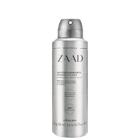 Desodorante Antitranspirante Aerossol Zaad 75g/125ml