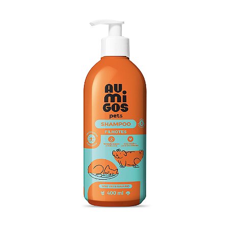 Shampoo Para Filhotes Au.Migos Pets 400Ml