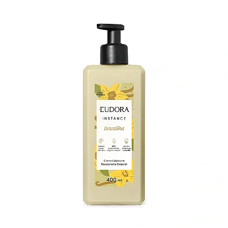Creme Hidratante Desodorante Corporal Instance Baunilha 400Ml