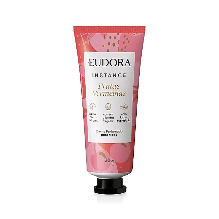 Creme Perfumado Para Mãos Instance Frutas Vermelhas 30G