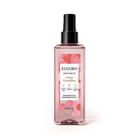 Spray Perfumado Desodorante Colônia Instance Frutas Vermelhas 200Ml