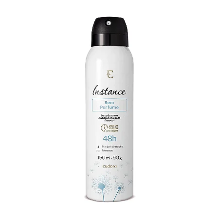 Desodorante Antitranspirante Aerossol Sem Cheiro Instance 150Ml/90G
