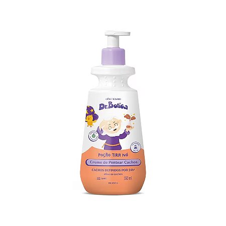 Creme Para Pentear Infantil Cabelos Cacheados 3 ABC Dr.Botica Poção Tira Nó 350ml