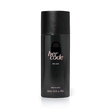 Body Splash Desodorante Colônia Her Code 200ml