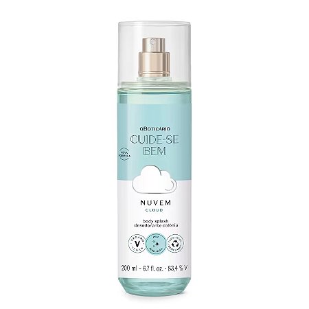 Body Splash Desodorante Colônia Cuide-se Bem Nuvem 200ml