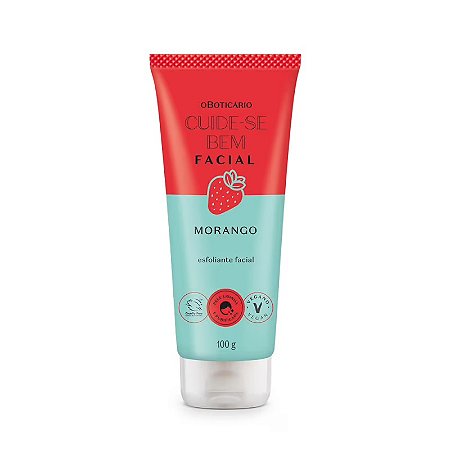 Esfoliante Facial Cuide-se Bem Feira Morango 100g