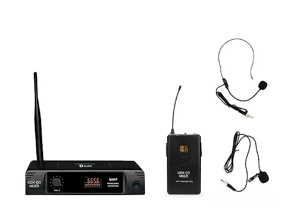 MICROFONE DYLAN LAPELA/CABEÇA UHF UDX03
