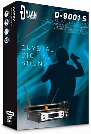 MICROFONE SEM FIO DYLAN D-9001S