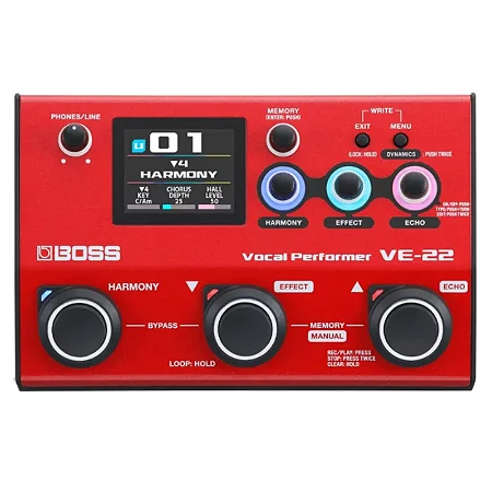 PEDAL DE EFEITO P/VOZ BOSS VE22