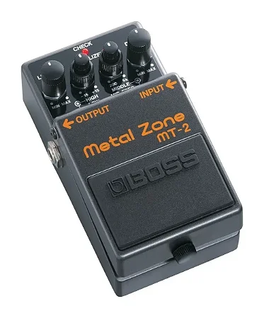 PEDAL DE EFEITO BOSS METAL ZONE MT-2 PRETO