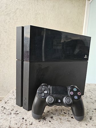 Ps4 fat 500gb 1 controle e cabos