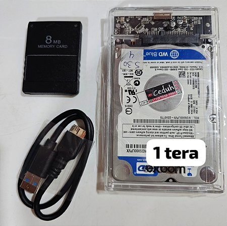 OPL para PS2 Matrix HD 1 tera e Memory card