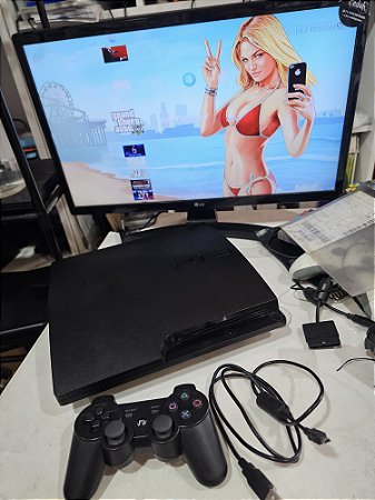 Ps3 1 controle Paralelo e cabos