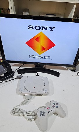 Ps1 com 1 controle e cabos paralelos