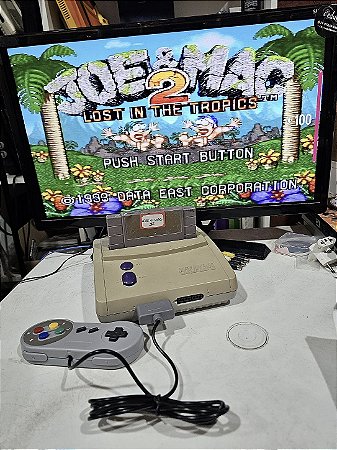 Super Nintendo Baby RF 1 controle 1 jogo paralelo e cabos