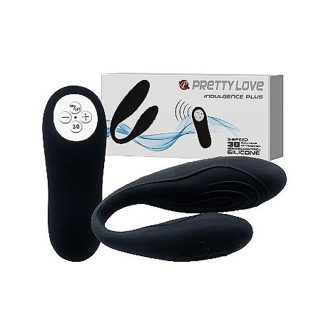 Vibrador de casal - Indulgence Plus - Vibrações Wireles - Pretty Love