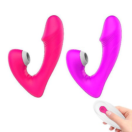 Vibrador de Ponto G com Pulsação e Controle