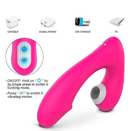 Vibrador de Clitóris com Pulsação - Fierce  ROSA