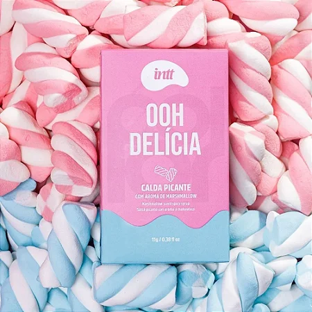 Ooh Delícia Calda Beijável Com Efeito Picante De Sabor De Marshmallow 11G