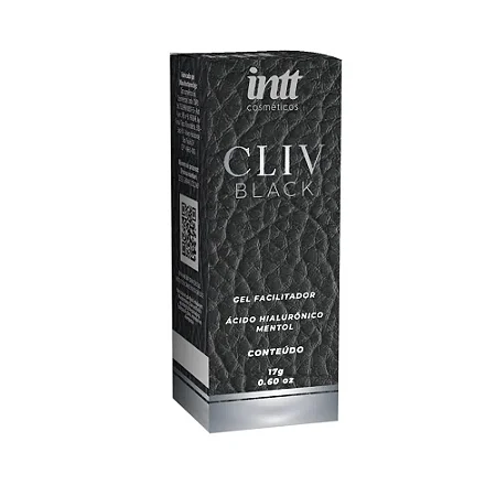 Cliv Intt Black Gel Facilitador Com Ácido Hialurônico E Efeito Gelado 17G