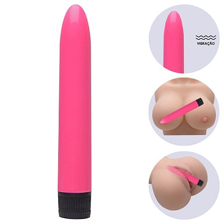 Vibrador Clássico Personal de 18 cm Liso PINK