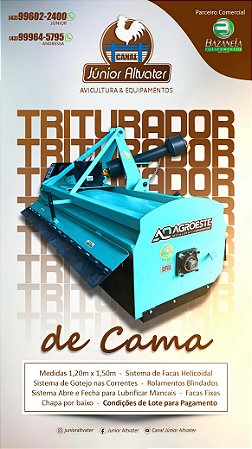 Triturador De Cama de Áviario 1.50M
