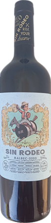 Vinho Tinto Seco Malbec 2020 Sin Rodeo 750ml