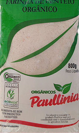 Farinha de Centeio Orgânico Paullinia 800g