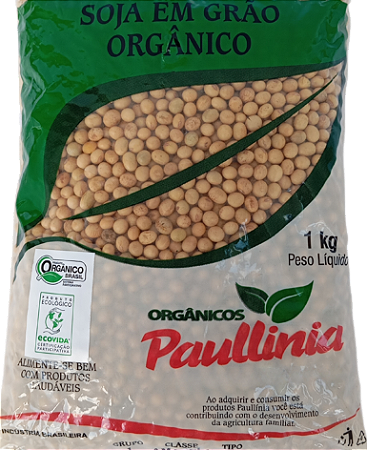 Soja em Grão Orgânico Paullinia 1kg